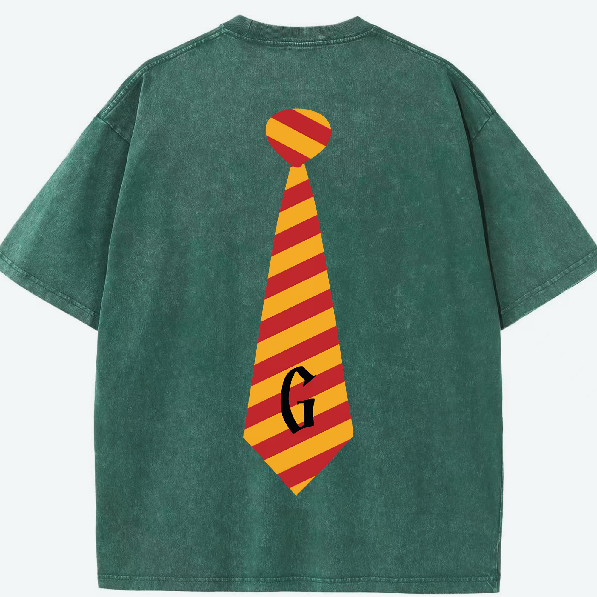 （画像用） Harry Potter ハリー・ポッターシリーズ 綿100% ヴィンテージ風 半袖Tシャツ（背面プリント）